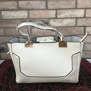 3 Piece White Handbag